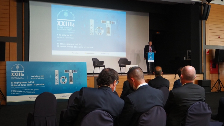 La inauguració del XXIIIè Cicle d'Empresa Familiar Andorrana (EFA).