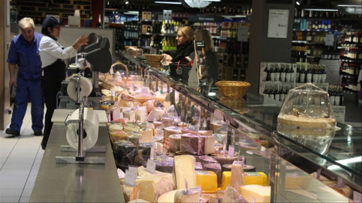 Una imatge d'un supermercat.