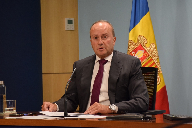 El ministre de Justícia i Interior, Josep Maria Rossell.