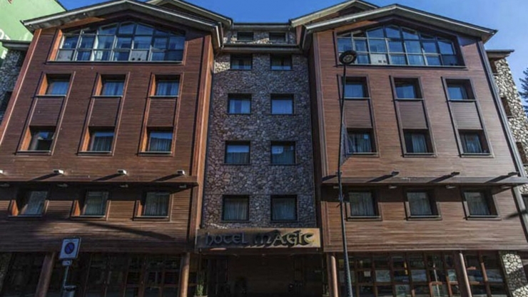 L'hotel Màgic situat a la Massana.
