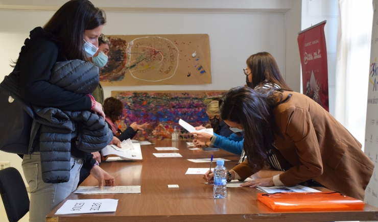 Les empreses i treballadors que han participat aquest dijous en el 'Job Meeting' organitzat pel Servei d'Ocupació.