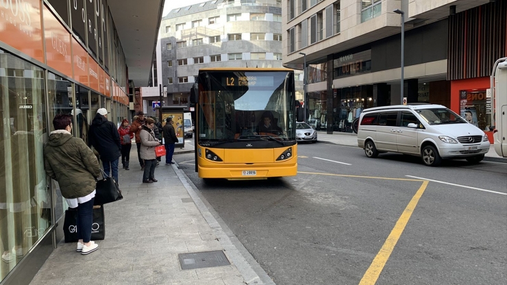 Una imatge d'un autobús gestionat per la companyia.