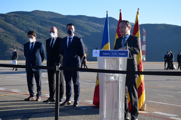 El cap de Govern, Xavier Espot, durant el seu parlament.