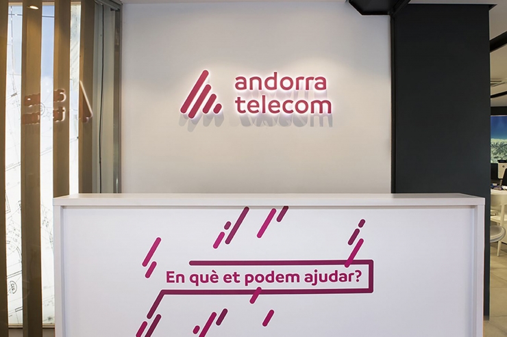 L'agència comercial d'Andorra Telecom.