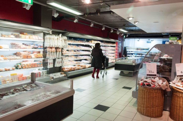 El supermercat de Pyrénées Andorra.