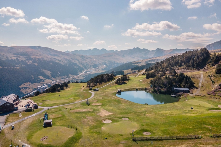 El camp de golf de Soldeu.