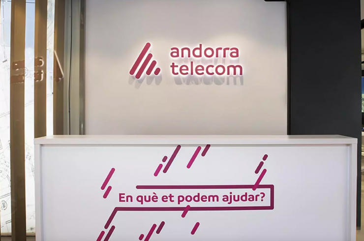 L'oficina comercial d'Andorra Telecom.