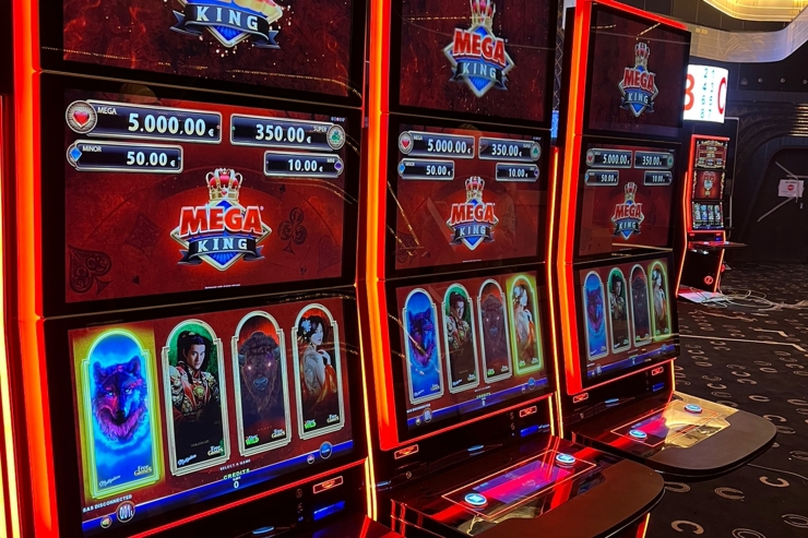 Les màquines slot del Gran Casino d'Andorra.