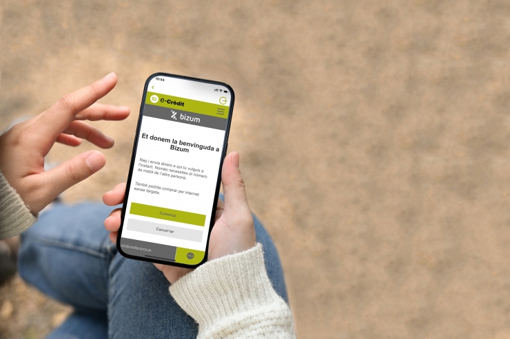 L'extensió de Bizum a e-Crèdit.