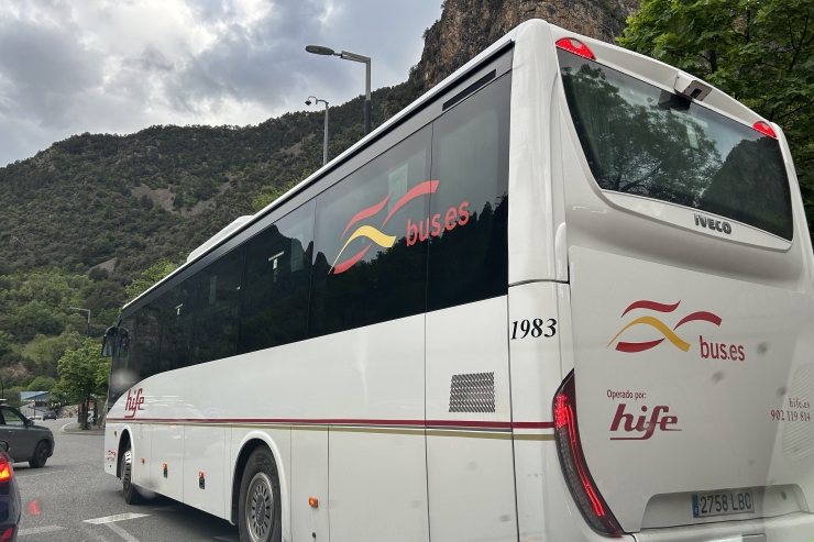 Un dels autobusos de Hife.