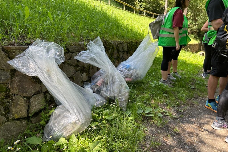 La brutícia recollida en el marc de la jornada Onada Verda de Pyrénées.