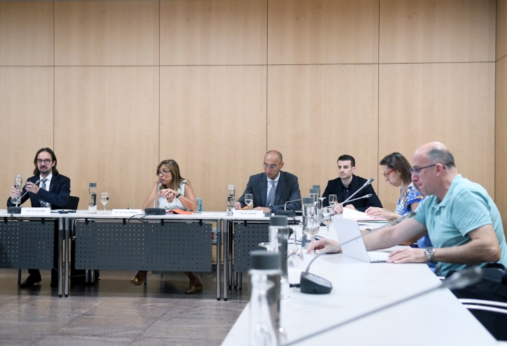 La reunió del Consell Econòmic i Social d'aquest divendres.