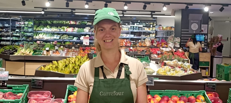 La Carolina està ubicada a la fruiteria de Carrefour Epizen