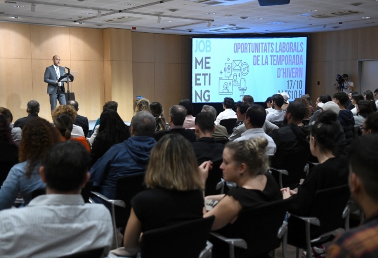 La sisena edició del 'Job Meeting' que s'ha celebrat aquest dimarts.