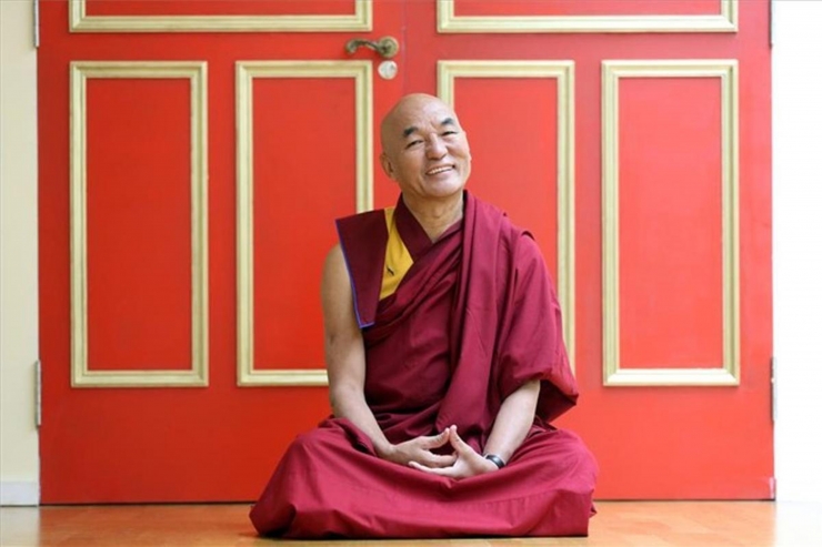 El monjo budista, Thubten Wangchen.