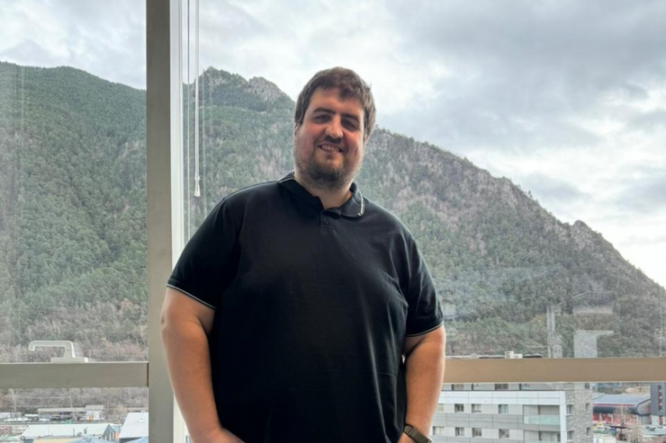 L'enginyer de Software a Andorra Telecom, Eric Risco.