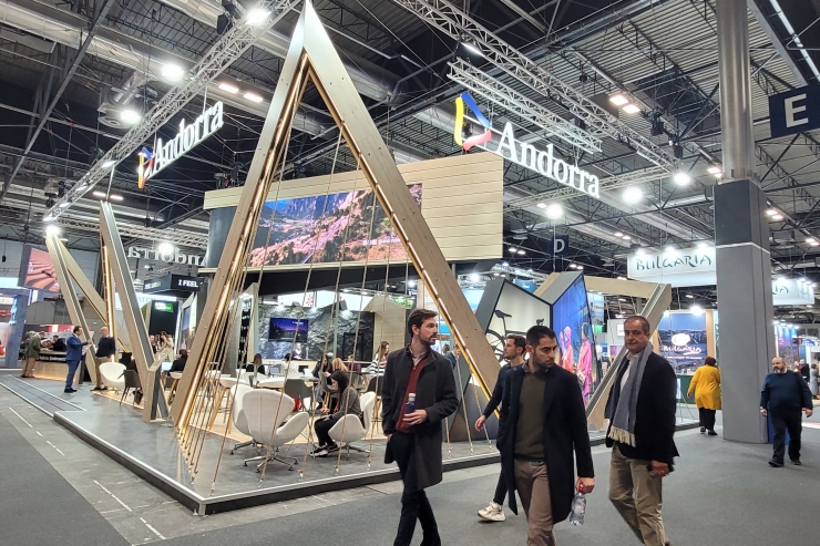 L'estand d'Andorra en la darrera cita de la fira Fitur de Madrid.