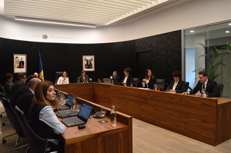 La sessió de consell de comú d'Escaldes-Engordany.
 