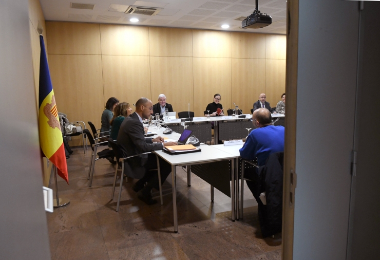 La reunió del Consell Econòmic i Social (CES) que ha tingut lloc aquest divendres.