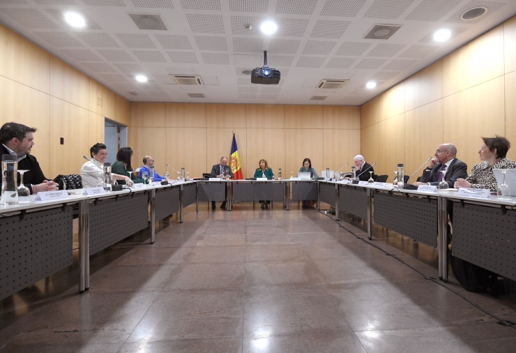 La reunió del Consell Econòmic i Social (CES) que ha tingut lloc aquest divendres.