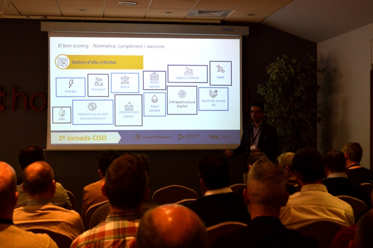 Un moment de la segona jornada del CISO (persona encarregada de coordinar la seguretat en una empresa).