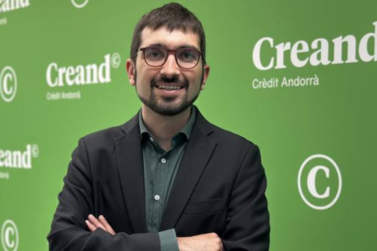 El director de Sostenibilitat de Creand Crèdit Andorrà, Martí Alay.