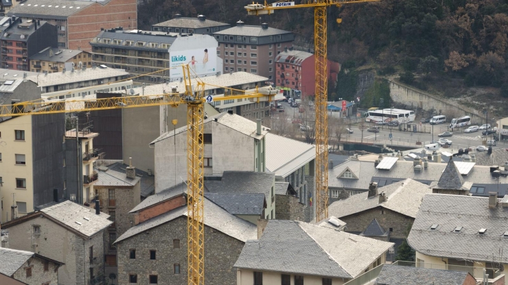 Unes obres de construcció.