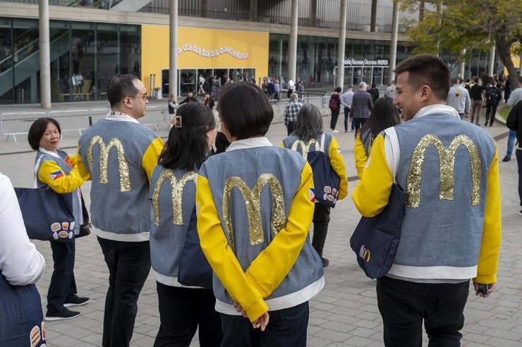 Participants de la convenció de McDonald's a Barcelona.