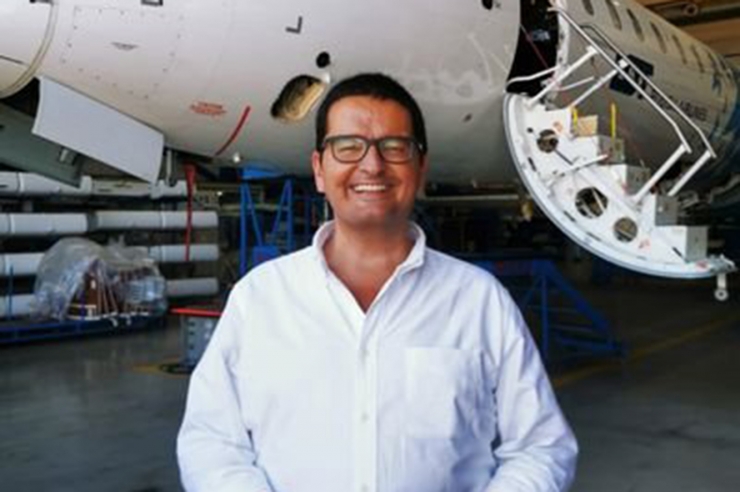 L'expert en aviació Javier Ortega Figueiral.