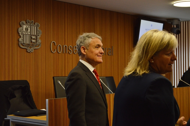 El director de l'Institut Nacional de l'Habitatge, Josep Maria Pla, aquest dijous al matí en seu parlamentària.