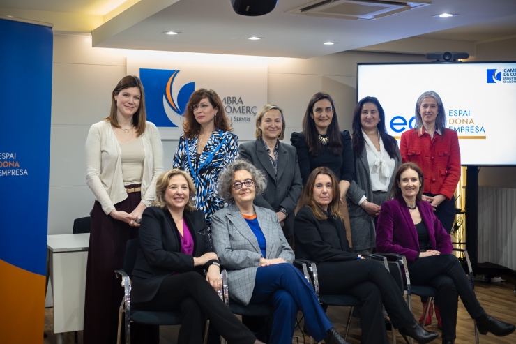 Les persones que formen part de l'Espai Dona i Empresa.