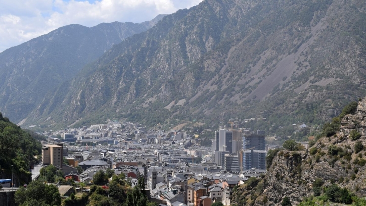 Una vista de la vall central.