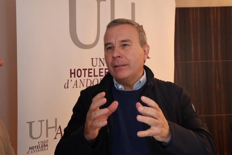 El president de la Unió Hotelera d’Andorra, Jordi París.