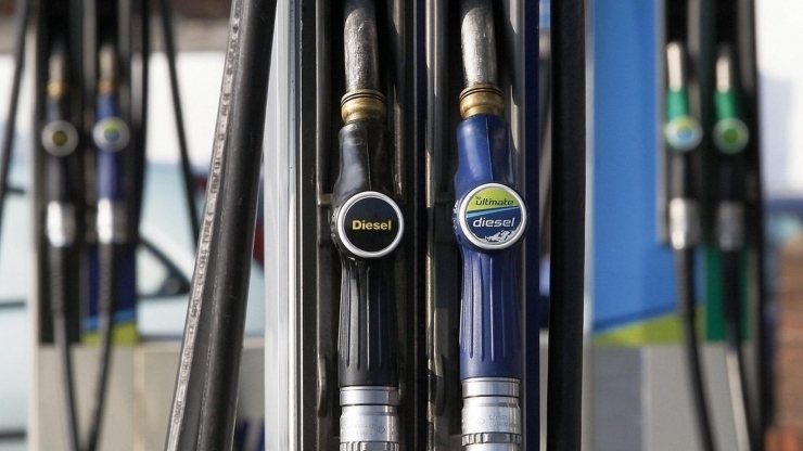 Sortidors d'una benzinera.