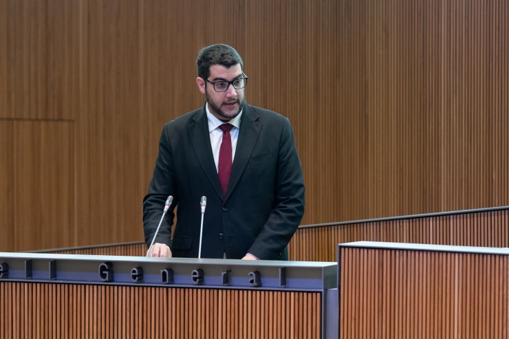 El president del grup Socialdemòcrata, Pere Baró.