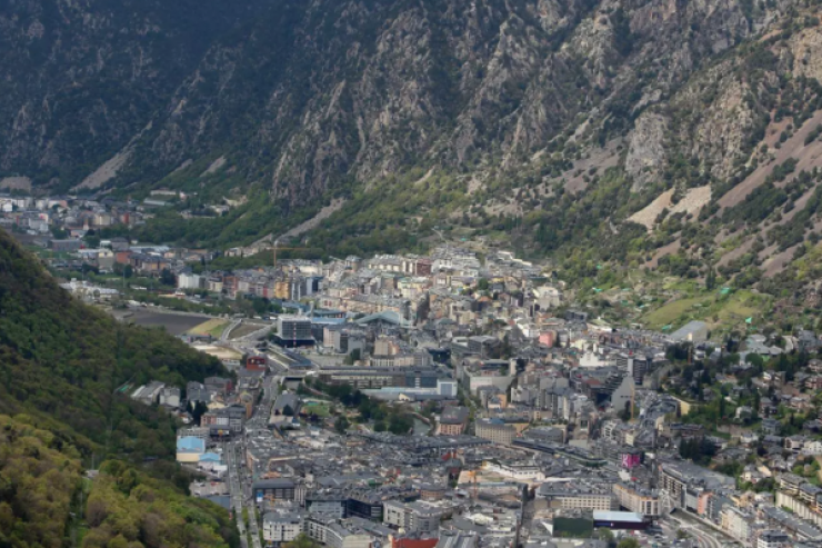 Vista aèria de la vall central.